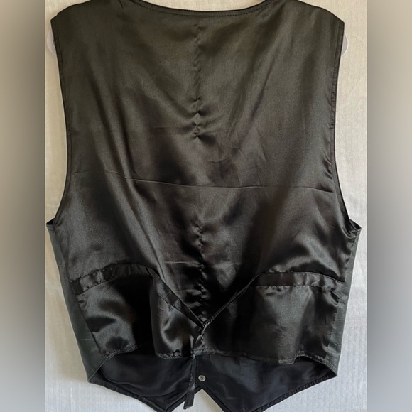 Preowned 1990s Exclusive PapaGraff Clothing Co Leather Vest Western Style. - Picture 4 of 12